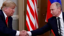 US President donald trump and vladimir putin
