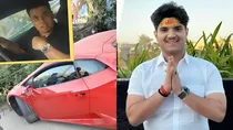 Noida lamborghini accident hit 2 owner of this car is a famous YouTuber who is Mridul Tiwari