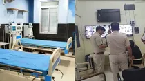 gurugram prisoner admitted for treatment escapes home at night with police help 3 cops suspended