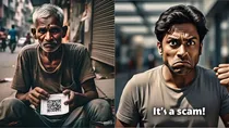 UPI Scam: Scammers are using beggar QR codes to steal money 