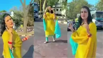 punjab wife blocks traffic for reel video viral cop husband suspended