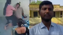 madhya pradesh loco pilot assaulted by wife video viral