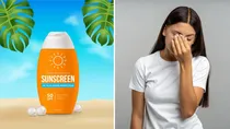 why sunscreen causes burning sensation in eyes