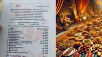 Unique Menu Card of wedding with calories mentioned viral on reddit