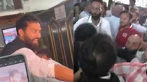 chaos in J&K Assembly