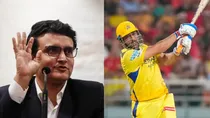 Sourav Ganguly and MS Dhoni 
