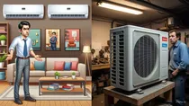 There are two different kinds of air conditioners: inverter AC and non-inverter AC. Both have their pros and cons.