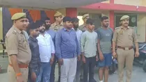 kasganj gangrape 8 men assault woman in front of fiance congress links accused to bjp