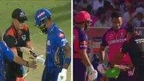 RR RCB MI DC Oversized bat fourth umpire on field umpire