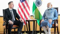 Elon Musk with PM Modi