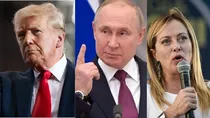 donald trump vladimir putin Giorgia Meloni