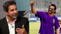 Wasim Akram, Shahrukh Khan 