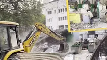 KGMU Lucknow, Bulldozer Action