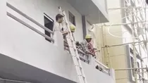 Rajasthan ajmer fire in hotel fire brigade ambulence