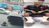 delhi vasant kunj thar driver runs over security guard for objecting to honking