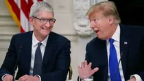 Tim Cook, Donald Trump
