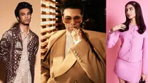 Babil Khan, Karan Johar, Khushi Kapoor 