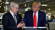 Trump With Tim Cook