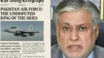 pakistan foreign ministed ishaq dar shows ai generated newspaper page the telegraph gets trolled