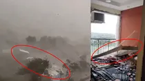 Noida Storm Viral Video