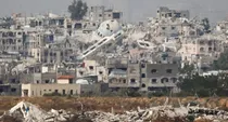 israel gaza attack 153 dead trump rehabilitation plan libya houthi airstrike famine un report