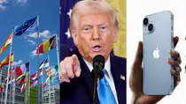 Donald Trump announce 25% tariffs on iPhones samsung and 50 tariffs on eu goods