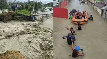 Northeast India floods and landslides