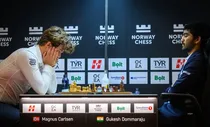d gukesh defeats magnus carlsen punches table in frustration norway chess 