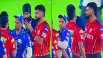 IPL 2025 Shreyas Iyer get angry at Shashank Singh video viral mi vs PBKS highlights
