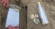 daughter sends mothers ashes on world tour in a bottle