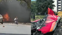 Ahmedabad Plane Crash A boy sleeping in a tea stall died mother got burnt