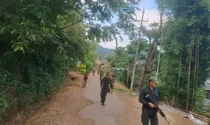 tension again erupts in manipur over paddy field dispute several injured