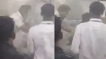 pune train fire pune daund demu passenger