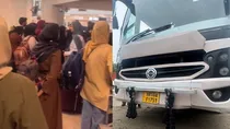 kashmiri students, iran returned kashmiri students, kashmiri students bus, iran israel 