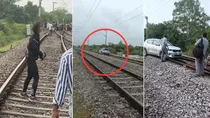 Telangana: Woman Drove Car On Railway Track, Trains Stopped For 45 Minutes
