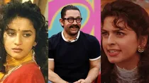 Madhuri Dixit, Aamir Khan, Juhi Chawla 