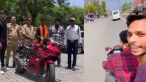 Jhansi: Two Young Boys Made Reel, Did dangerous bike stunts, Abused People, Arrested