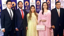 Mukesh Ambani and Anant Ambani