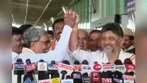 randeep surjewala DK Shivkumar  Siddaramaiah 