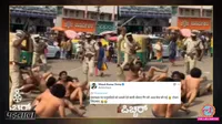 police beating dalits who were abusing upper caste viral video film shooting