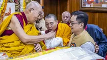 Dalai Lama Kiren Rijiju, Dalai Lama, Kiren Rijiju
