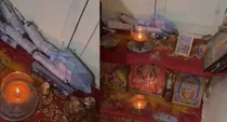 hyderabad drug bust ganja hidden behind god photos smuggler arrested