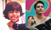 Kajol Childhood picture, Kajol 