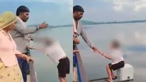 Father Risks Daughter Life for Reel on Dam in Bharatpur