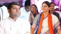 Has Anupriya Patel demoted her husband Ashish Patel in the party?