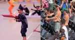 rayyan arkan dikha aura farming viral indonesian kid boat dance