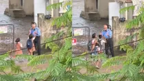 Security Guards Bond with Kids Goes Viral