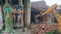 Banda bulldozer action against illegal encroachment