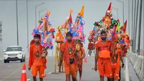 first Monday of Sawan 2025 god shiva temples Kanwariya police security in up delhi