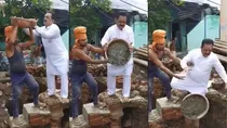 Doctor Slipped in pit, Doctor fall in pit, Seoni news, Viral Video, Madhya Pradesh News